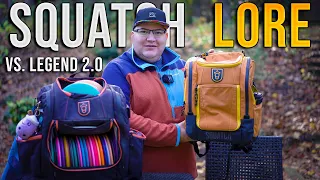DOWNSIZING my DISC GOLF BAG SQUATCH LORE vs Squatch Legend 2 0