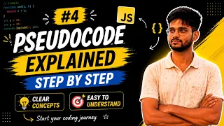 JavaScript Tutorial for Beginners Pseudocode