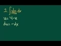 Integration Substitution Jenn explains Math 118