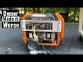 Generac XG8000e Not Running Well - Likely Never Ran Well