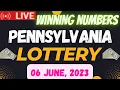 Pennsylvania Evening Lottery Draw Results - 06 June 2023