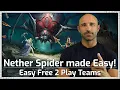 Easy F2P Nether Spider Teams Doom Tower Progress - RAID Shadow Legends