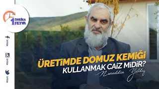 Üretimde domuz kemiği kullanmak caiz midir?
