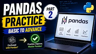 Pandas Practice for Beginners Part 2 Selecting Data with loc and iloc Step-by-Step