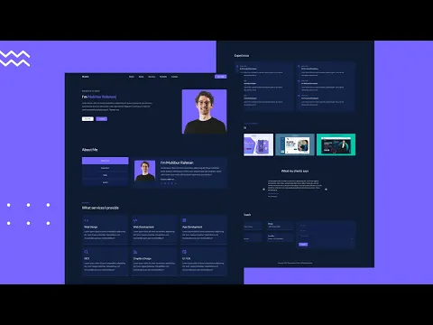 React Responsive Portfolio Website Tutorial Using ReactJs React js Projects for Beginners