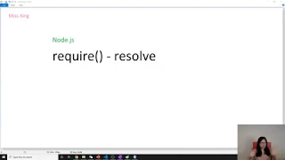Node js - require resolve step