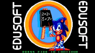 Sonic S Edusoft Sega Master System Longplay 