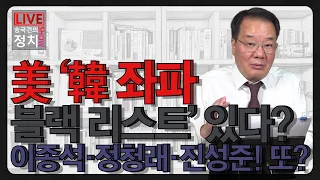 [송국건TV] 美 ‘韓 좌파 블랙 리스트’ 있다? 이종석·정청래·진성준! 또?