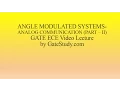 Angle Modulated Systems-A conceptual Lecture