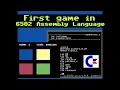 My first game in 6502 assembly language for the C64
