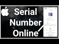 How To Check iPhone Serial Number On Apple Website