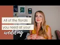 All The Wedding Florals You Need Checklist