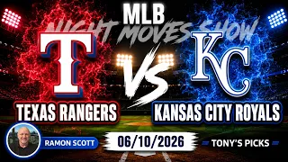 Rangers vs Royals MLB Betting Odds Picks 26 Night Moves Show