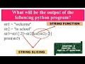 String Slicing Problems Solutions Ch 8 String Manipulations 12TH STANDARD COMPUTER SCIENCE