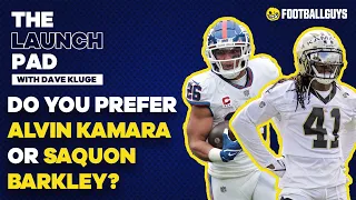 Do you prefer Alvin Kamara or Saquon Barkley Fantasy Football 2022