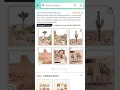 Boho Wall Art from Amazon