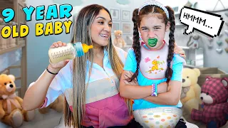 TREATING our 9 Year old DAUGHTER like a BABY To See Her Reaction Part 2 Jancy Family