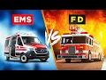 EMS VS Firefighter EMS vs FD Jobs The Paramedic Coach