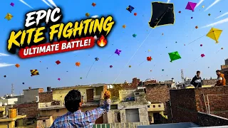Epic Kite Fighting Battle 🪁 Ultimate Competition Crazy Kite Fight in Sky 🔥Patang Baazi Challenge