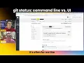 CLI vs UI Git Status