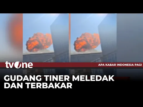 Kebakaran Gudang Tiner di Surabaya, Sempat Terdengar Suara Ledakan