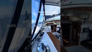 The most expensive way to travel for free #sailing #relatable #boatowner #fyp