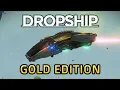 Lagu Heavy Dropship Gold Edition Showcase - with moonpool and full interior! - No Man's Sky Corvette