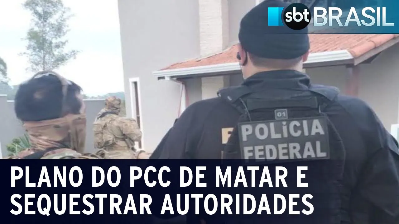 Operação da PF prende integrantes do PCC suspeitos de planejar ataques | SBT Brasil (14/12/23)