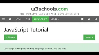 w3schools com JavaScript Tutorial 1 Bangla