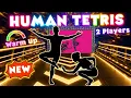 Viral Interactive Warm Up Game FULL - Easy Routine 2 Players Co-op Human Tetris