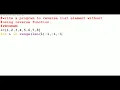 write a program to reverse list element without using reverse function python programming