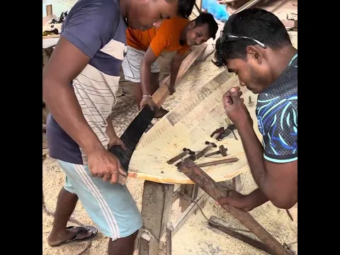 Giant Log to Fishing Boat! Incredible Woodworking Skills
