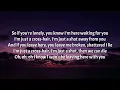 Franz Ferdinand - Take Me Out (Lyrics) so if you're lonely you know i'm here