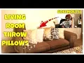 LIVING ROOM PILLOWS DECORATING HAUL GOLDMOUTH
