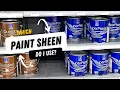 What are the sheens of super paint