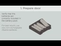 SmartCode 10 Touchscreen GED2100 GED2150 Manual Door Handing Process