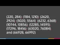 Amicable Numbers