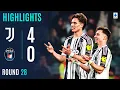 JUVENTUS-PISA 4-0 HIGHLIGHTS Juventus Firing On All Cylinders Serie A