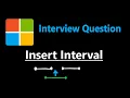 Insert Interval - Leetcode 57