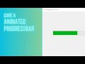 How to create a animated ProgressBar in C - Easy Tutorial