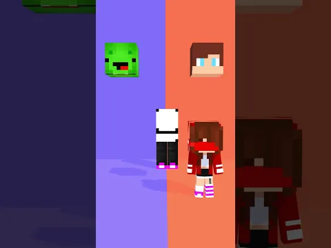 JJ Sister Choose Right Body Parts 😍😇 - MAIZEN Minecraft Animation #maizenminecraft