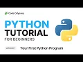 Python Tutorial for Beginners Your First Python Program