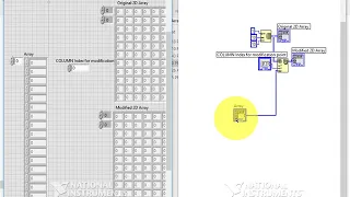 How to insert into existing arrays in LabVIEW