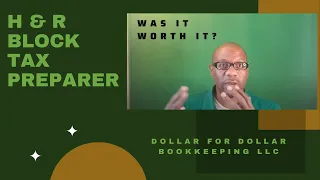 My time as an H R Block tax preparer