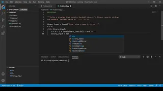 Python Basics Python Program for Binary to Decimal Conversion Python For Beginners