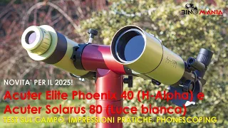 Field Test: Acuter Phoenix Elite 40 (H-Alpha) and Solarus 80 (White Light) Telescopes