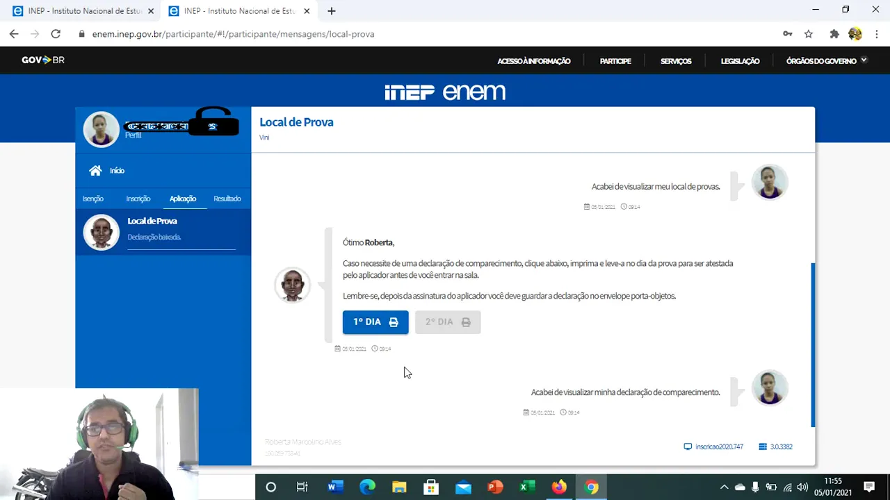 Acesso ao local de prova enem 2020, alunos da EEMTICVT.