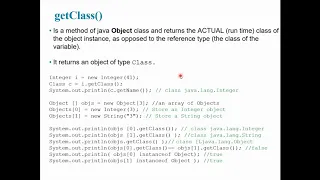 CMSC203 Wk 11 instanceOf and getClass