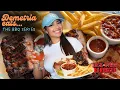 Demetria Eats Jack Stack BBQ in KC date night vibes AMAZING RIBS cheesy potatoes to die for