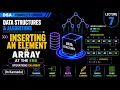 Insert Element in Array at End Best Case Insertion O 1 DSA in Kannada Lecture 7